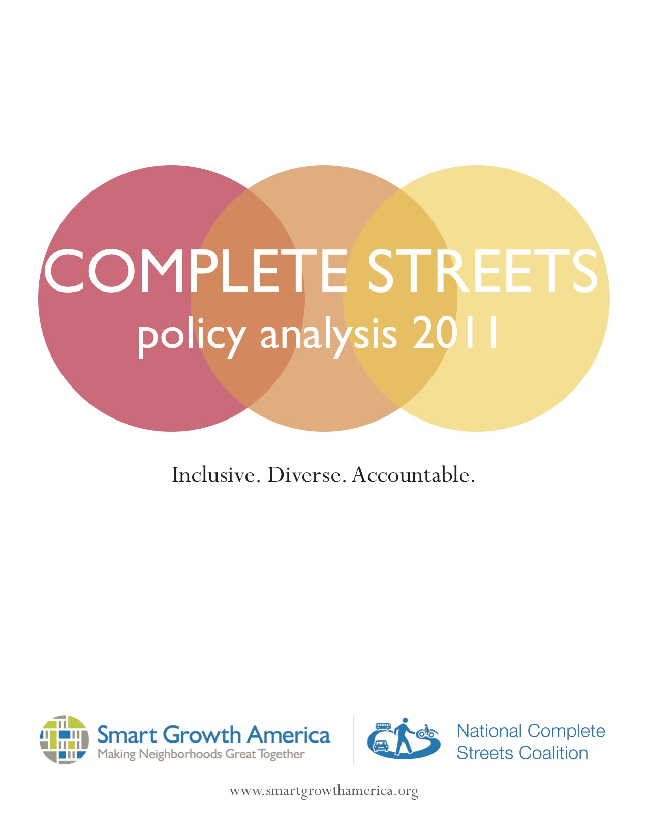Complete Streets Policy Analysis 2011