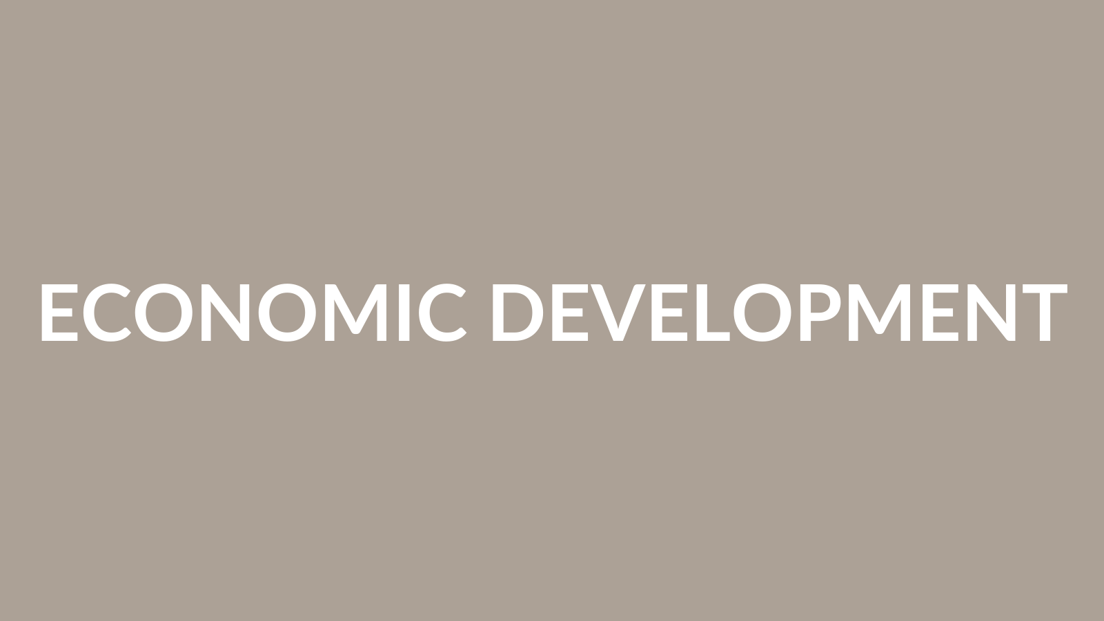Economic Development